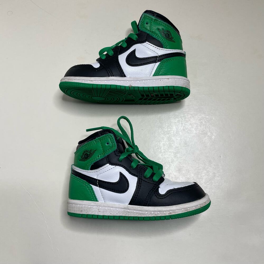 Nike Air Jordan 1 Retro High OG TD Lucky Green FD1413-031 Toddler Size 7C